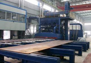 Manufacturers Exporters and Wholesale Suppliers of Roller conveyor type shot blasting machine Qingdao 